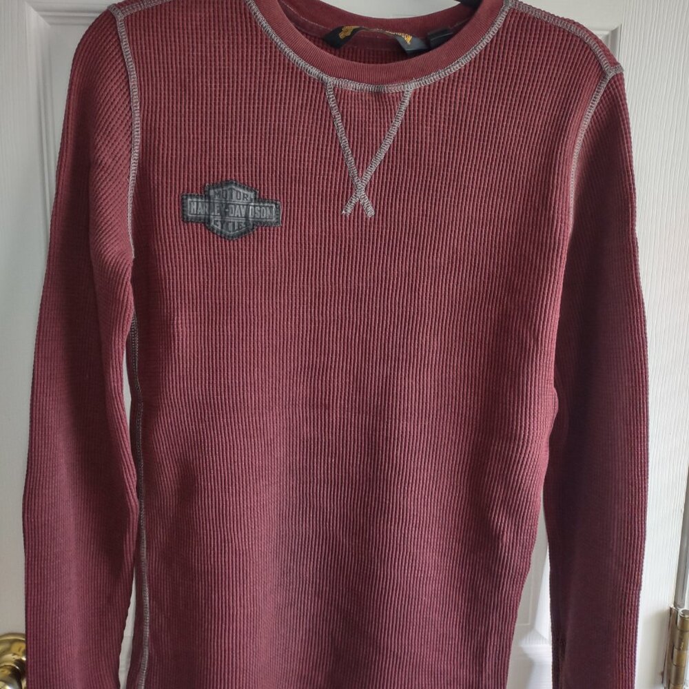 Harley-Davidson long sleeve t shirts - thermal - bundle of 3 - like new - size M - Picture 10 of 14